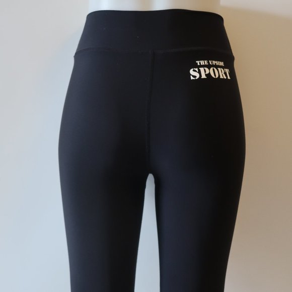 THE UPSIDE SPORT BLACK WHITE RED LEGGINGS 4 * - Picture 9 of 14